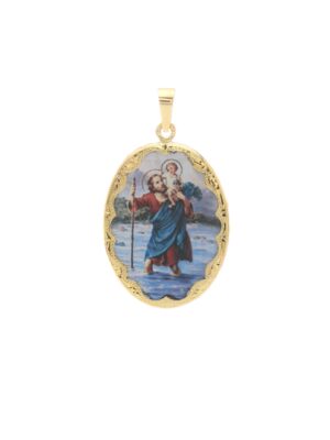 Svätý Krištof - Patrón Cestujúcich veľký medailón